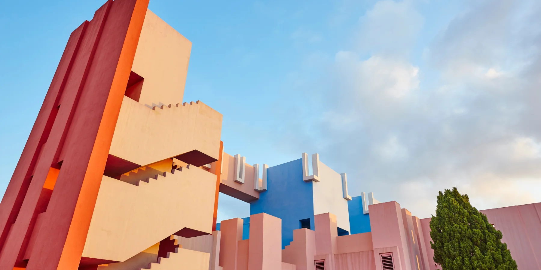 Muralla Roja by Bofill in Calpe
