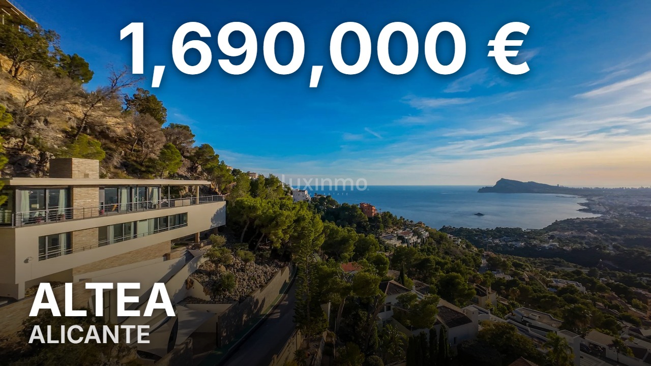 Modern villa i Altea Hills | www.luxinmo.com | Ref: 4026